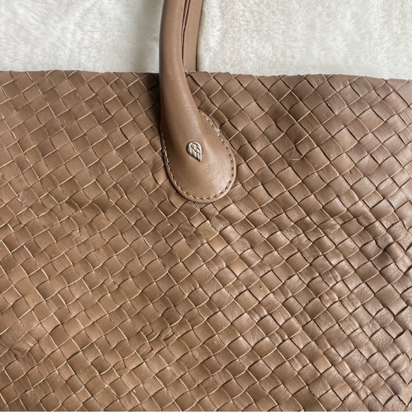 Helen Kaminski Australia Taupe Color 100% Leather Large Tote - Picture 10 of 15